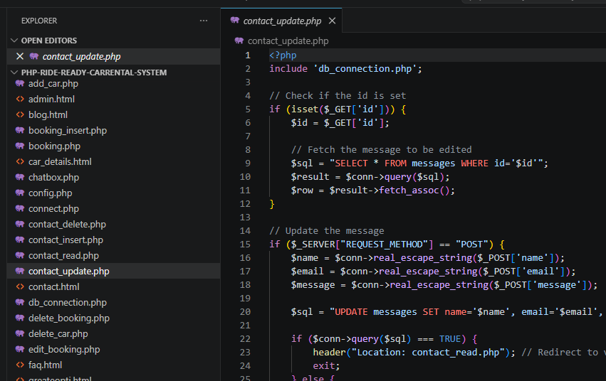 rideReady-carRentalSystem